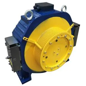 Máy kéo không hộp số Ziehl-Abegg màu xanh